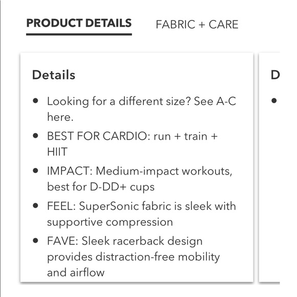 ATHLETA light blue Ultimate sports bra - Picture 3 of 11